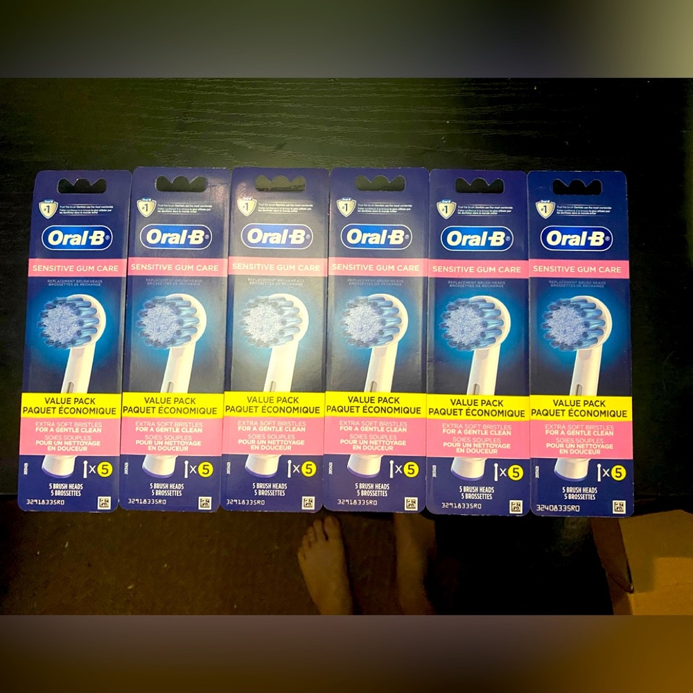 Oral B Replacement Brush Heads (5 Per Box)